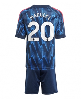 Billige Fotballdrakt Arsenal Noni Madueke #20 Replika Bortedraktsett Barn 2025-26 Kortermet (med bukser)